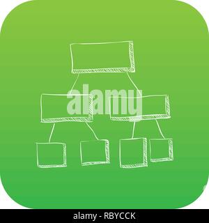 Table infographics, hand drawn style Stock Vector