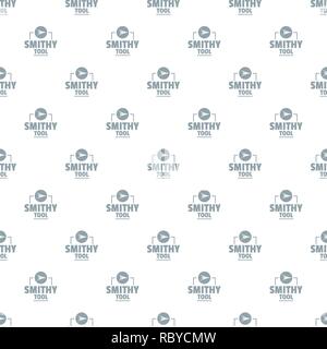Smithy tool pattern vector seamless Stock Vector