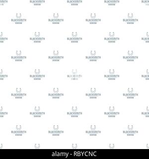 Shop blacksmith pattern vector seamless Stock Vector