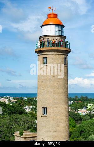 Mahabalipuram lighthouse near Chennai, India Stock Photo