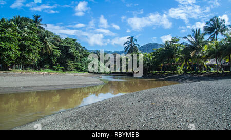 A landscape photograph of beautiful coastal forests of Jaco ,Costa Rica Stock Photo