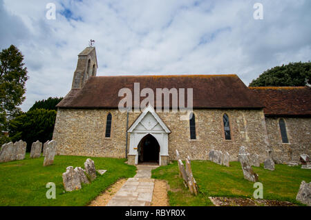 St Mary's Church, Chidham, Chichester Harbour, West Sussex, UK Stock Photo