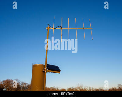 View of Antenna with a Clear sky Stock Photo