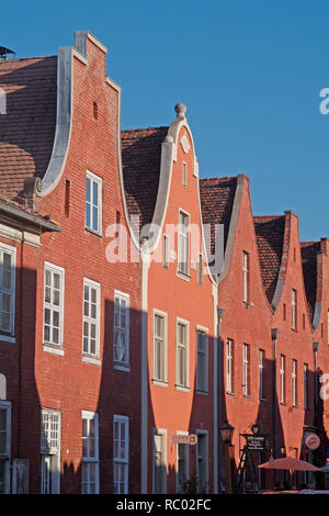 Holländisches Viertel, Backsteinhäuser in der Mittelstraße, Potsdam, Brandenburg, Deutschland, Europa | Dutch Quarter, brickstone houses in Mittelstra Stock Photo