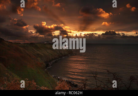 Baily lighthouse howth, dublin Stock Photo