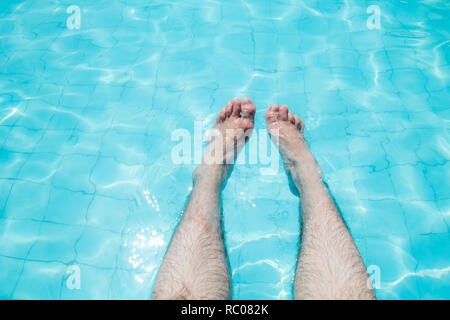 Beautiful Feet And Toes By The Swimming Pool Stock Photo, Picture and  Royalty Free Image. Image 28294677.