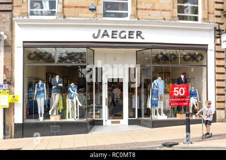 Jaeger fashion store Cambridge Terrace Montpellier Quarter Harrogate North Yorkshire England United Kingdom Stock Photo Alamy