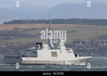 FS Aquitaine (D650), an Aquitaine-class destroyer of the French Navy ...