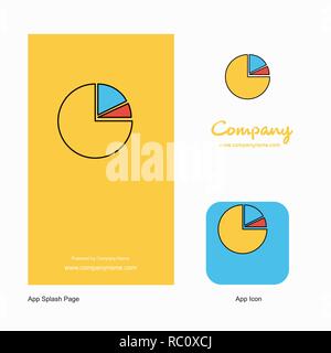 Pie chart Company Logo App Icon and Splash Page Design. Creative ...