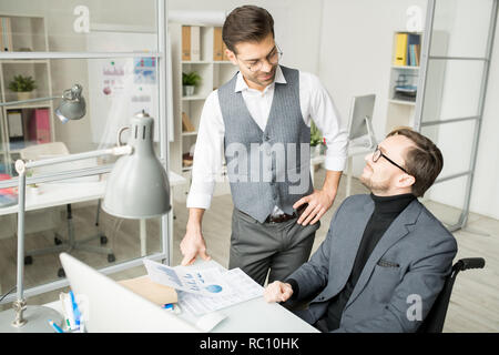 Business coworkers working in team Stock Photo