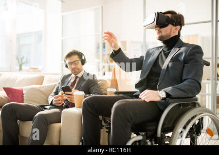 Business people have a coffee break at office Stock Photo