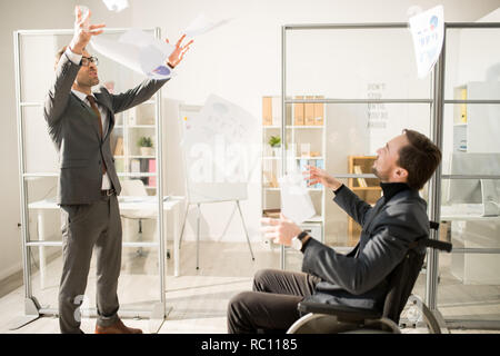 Business people celebrating success Stock Photo