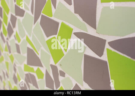 Mosaic. Multi-colored mosaic of ceramic tiles. Stock Photo