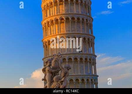 Leaning Tower, Campo dei Miracoli, Pisa, Tuscany, Italy, Europe Stock Photo