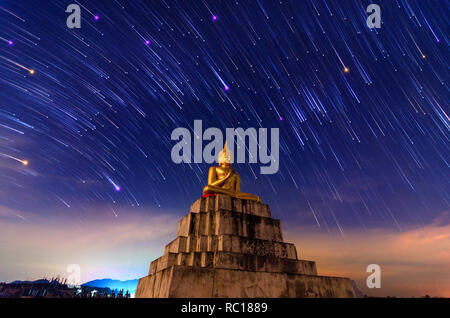 Buddha statue Meteor Nakhon Si Thammarat Thung Yai Thailand Stock Photo