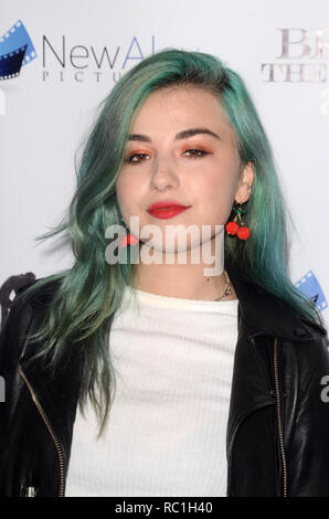 Beverly Hills, CA, USA. 10th Jan, 2019. LOS ANGELES - JAN 10: Ezi at the ''Beyond The Night'' Los Angeles Premiere at the Ahrya Fine Arts Theater on January 10, 2019 in Beverly Hills, CA Credit: Kay Blake/ZUMA Wire/Alamy Live News Stock Photo