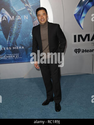 Celebrities attend 'Aquaman' film premiere at TCL Chinese Theater in Hollywood.  Featuring: Randall Park Where: Santa Monica, California, United States When: 12 Dec 2018 Credit: Brian To/WENN.com Stock Photo