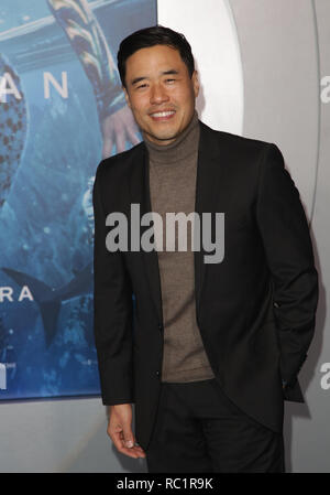 Celebrities attend 'Aquaman' film premiere at TCL Chinese Theater in Hollywood.  Featuring: Randall Park Where: Santa Monica, California, United States When: 12 Dec 2018 Credit: Brian To/WENN.com Stock Photo