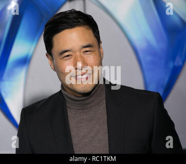 Celebrities attend 'Aquaman' film premiere at TCL Chinese Theater in Hollywood.  Featuring: Randall Park Where: Santa Monica, California, United States When: 12 Dec 2018 Credit: Brian To/WENN.com Stock Photo