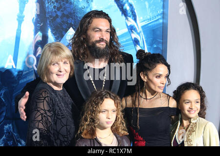 Premiere of Aquaman Featuring: Coni Momoa, Jason Momoa, Nakoa-Wolf