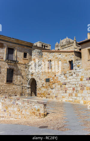 Historic cathedral in the center of Zamora, Spain
