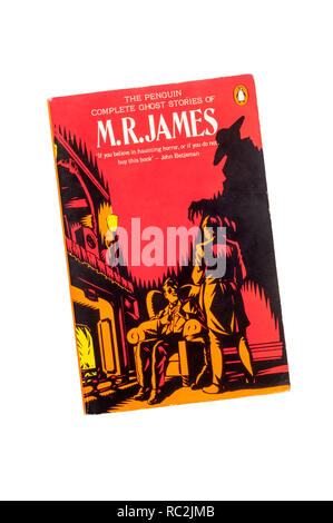 Paperback copy of The Penguin Complete Ghost Stories of M. R. James.  Stories first published in 1931. Stock Photo
