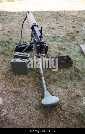 A German Machine Gun Mg 08, Calibre 7,92 X 57, Serial Number 8395 Stock 