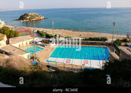 Schwimmbad, Piraeus, Griechenland . Stock Photo