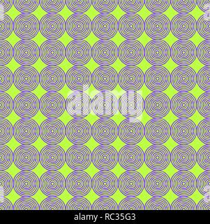 A background of many circles. Uneven contours drawn by hand Stock Vector