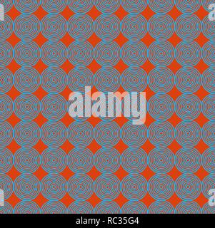 A background of many circles. Uneven contours drawn by hand Stock Vector