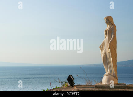 Statue at Church Santissima Annunziata, Vico Equense, Peninsula of Sorrento, Campania, Italy. Stock Photo