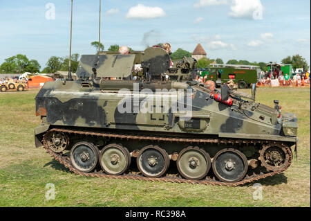 1970s FV103 Spartan armoured personnel carrier at Preston Steam Rally, Kent, England Stock Photo