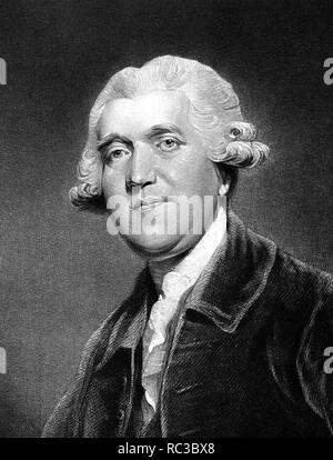 JOSIAH WEDGWOOD (1730-1795) English pottery manufacturer Stock Photo
