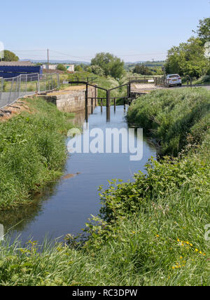 Lock on the Newry Canal Northern Ireland. This is ...