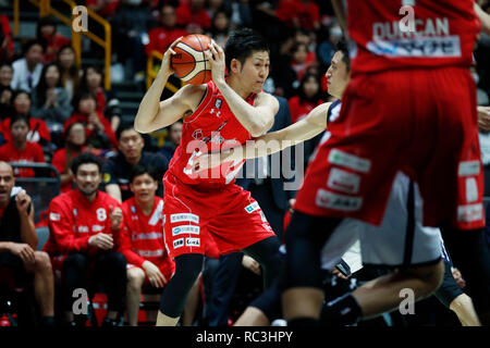 Saitama, Japan, 13th Janaury 2019. Yusuke Endo (Brex
