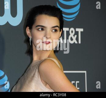 Brianna Hildebrand at the 24th Annual Critics' Choice Awards Pressroom