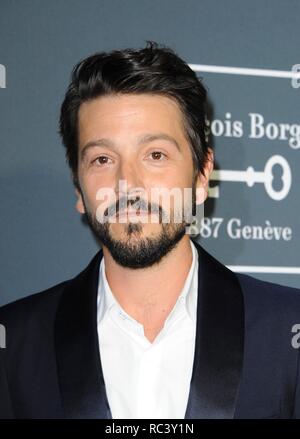 Santa Monica, CA. 13th Jan, 2019. Diego Luna at arrivals for 24th Annual Critics' Choice Awards, Barker Hangar, Santa Monica, CA January 13, 2019. Credit: Elizabeth Goodenough/Everett Collection/Alamy Live News Stock Photo