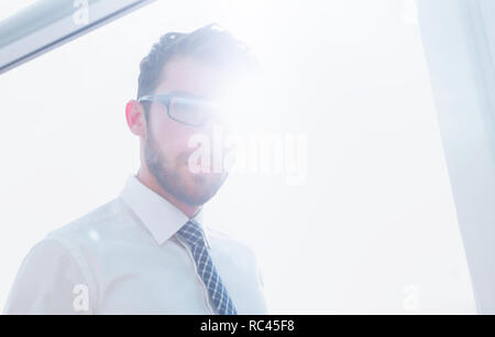 blurry photo of a successful businessman Stock Photo