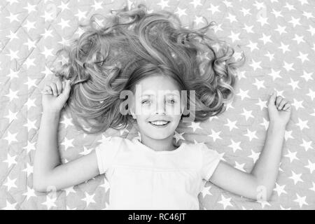 Child Perfect Curly Hairstyle Looks Cute She Use Conditioner Or