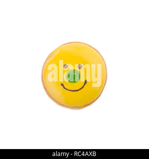 Donut or funny donut on a background Stock Photo