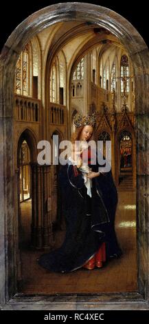 Madonna in the Church. Museum: Staatliche Museen, Berlin. Author: VAN EYCK, JAN. Stock Photo