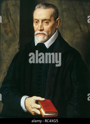 Portrait of Justus Lipsius (1547-1606). Museum: PRIVATE COLLECTION. Author: POURBUS THE YOUNGER, FRANS. Stock Photo