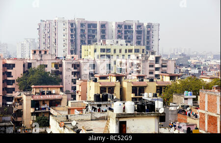 Residential high rises in Delhi Stock Photo