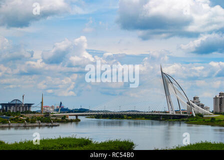 Seri Wawasan bridge in Putrajaya, Malaysia Stock Photo