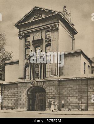 'Main Gate of St. Bartholomew's, London's Eldest Hospital', c1935. Creator: Donald McLeish. Stock Photo