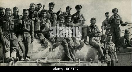 'R.A.F. Ground Crews: Tripolitania', c1942-1943, (1945). Creator: Unknown. Stock Photo