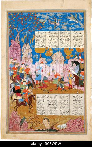 Miniature from the King's Book (Shahname) by the poet