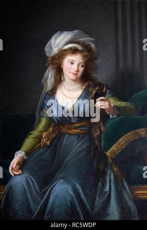 Portrait of Countess Yekaterina Skavronskaya, née von Engelhardt (1761-1829. Museum: Musée Jacquemart-André, Paris. Author: Vigée-Lebrun, Marie Louise Elisabeth. Stock Photo