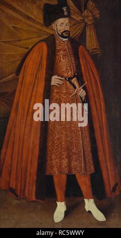 Portrait of Stephen Báthory of Poland. Museum: Royal Castle, Warsaw. Author: ANONYMOUS. Stock Photo