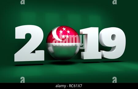 2019 New Year Background Stock Photo